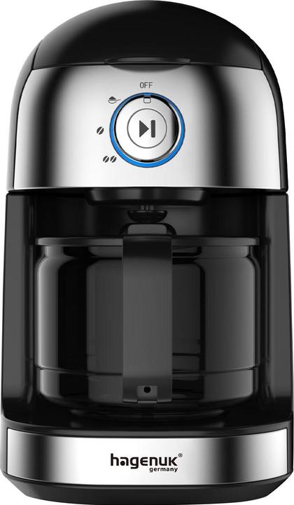 Actual product image hagenuk Kaffeemaschine mit Mahlwerk, 0,5 l, 500 W