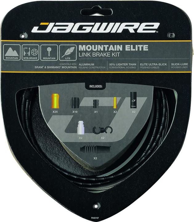 Actual product image Jagwire Mountain Elite Link (Rear brake, Brake kit)