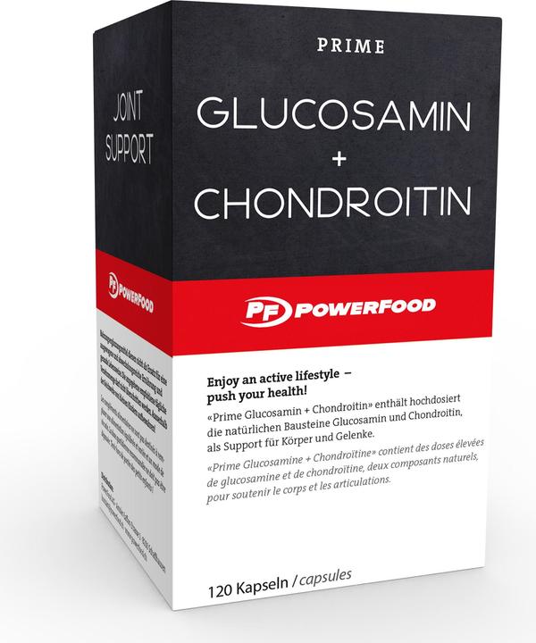 Image du produit PowerFood One Glucosamin + Chondroitin (120 pièce(s), Capsules, 400 g)