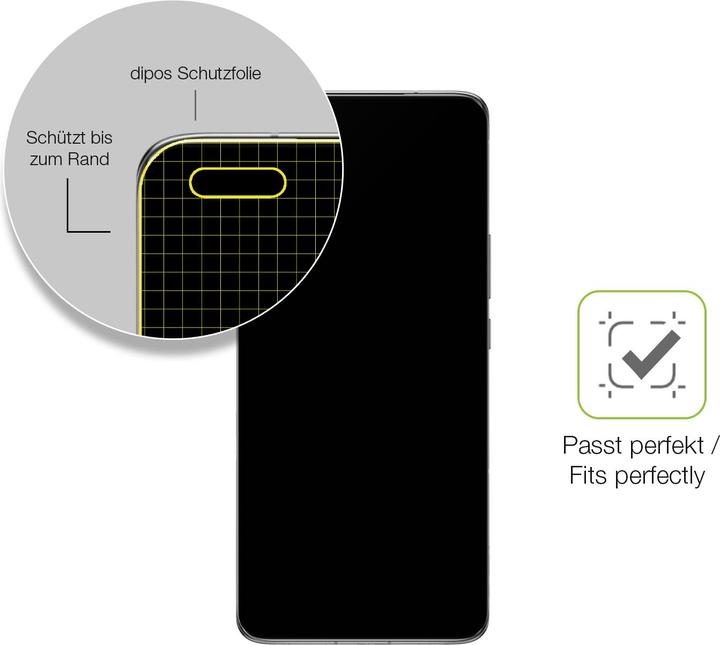 Actual product image Dipos Full Cover Screen Protector Matte (1 Piece, Honor Magic 4 Pro)
