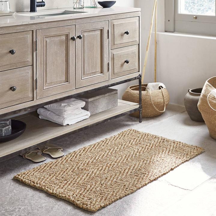 Produktbild Loberon Badematte Daoukro braun (70 x 100 cm)