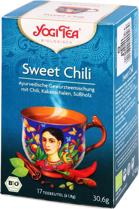 Produktbild Yogi Tea Sweet Chili ayurvedische Gewürzteemischung, 17 St. Filterbeutel (30.60 g)