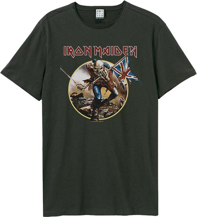 Actual product image Amplified Unisex Adult Trooper Iron Maiden T-Shirt (M)