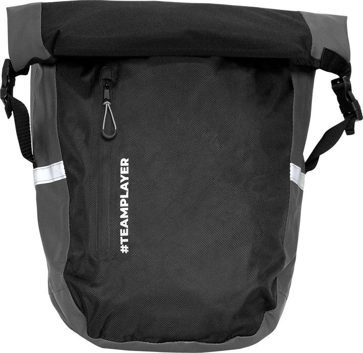 Actual product image Teamplayer 2in1 Fahrrad Gepäcktasche mit Rucksackfunktion, 20 l, schwarz (Luggage carrier bag)