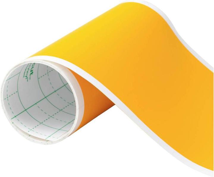Actual product image Cricut Smart Vinyl Permanent Joy 14x122cm 1 sheet Mat Maize Yellow (P)
