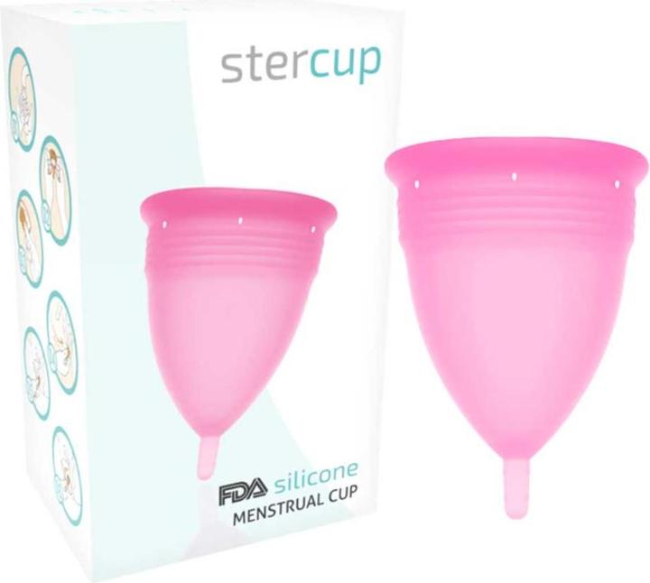 Image du produit Stercup Menstrual Cup Taille L Rose Couleur Fda Silicone (L)