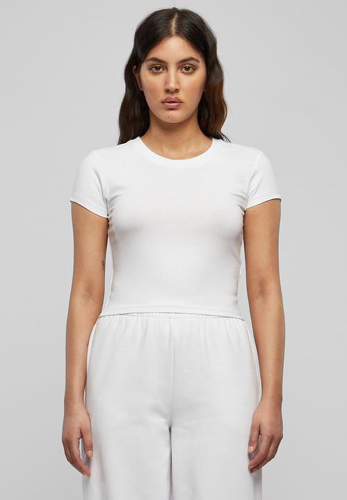 Immagine prodotto Urban Classics T-shirt in jersey elasticizzato da donna (L)