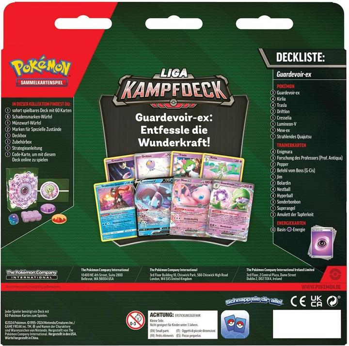 Actual product image Pokémon TCG League Battle Decks Guardevoir (German, Deck)