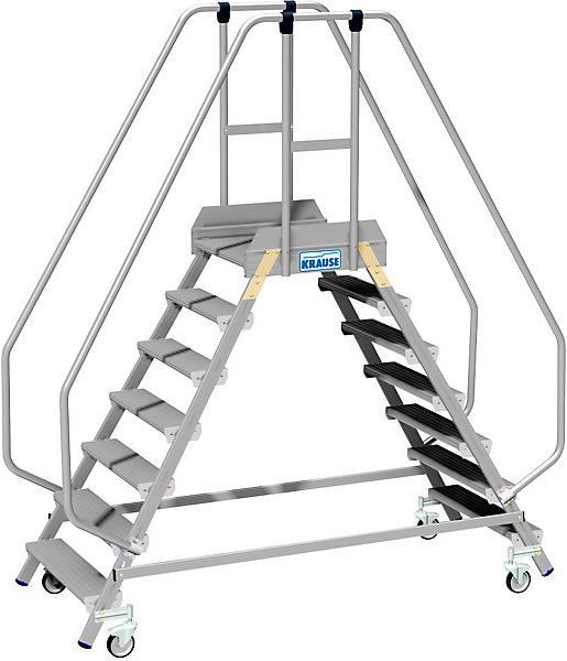 Immagine prodotto Krause Scala a piattaforma con corrimano extra alto (Scala a pioli, 250 cm)