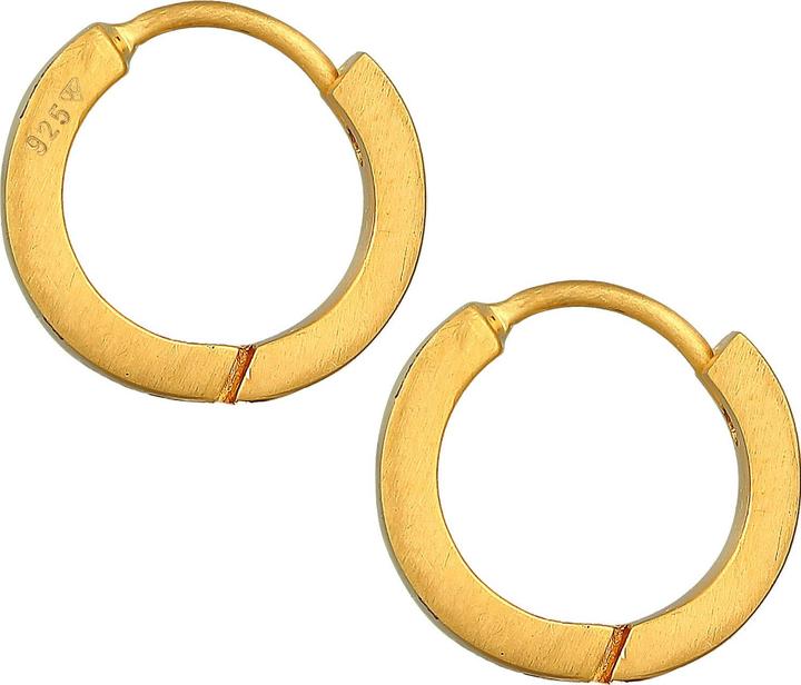 Immagine prodotto Kuzzoi Orecchini Uomo Creole Circle Argento 925 opaco (Argento 925)