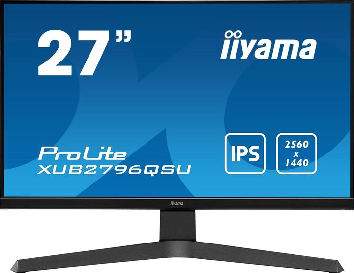Actual product image iiyama ProLite XUB2796QSU-B1 (2560 x 1440 pixels, 27")