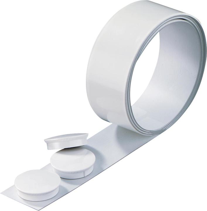 Actual product image Franken Magnetic tape strip 35 mm x 1 m, White (1 x)