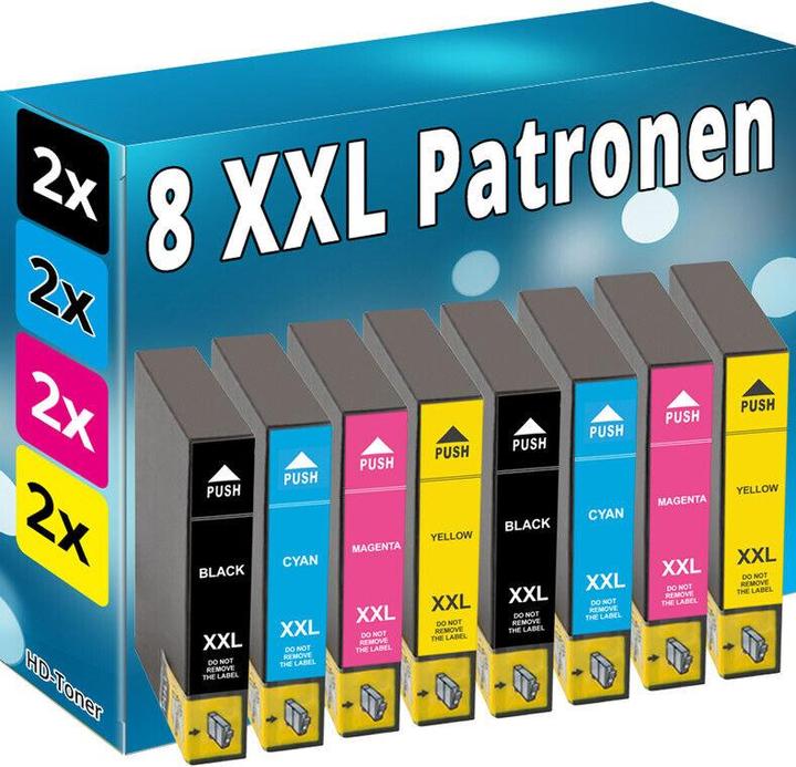 Produktbild Druckfuxx 8x TINTE PATRONEN für EPSON Stylus SX420W SX425W SX435W SX440W BX305F