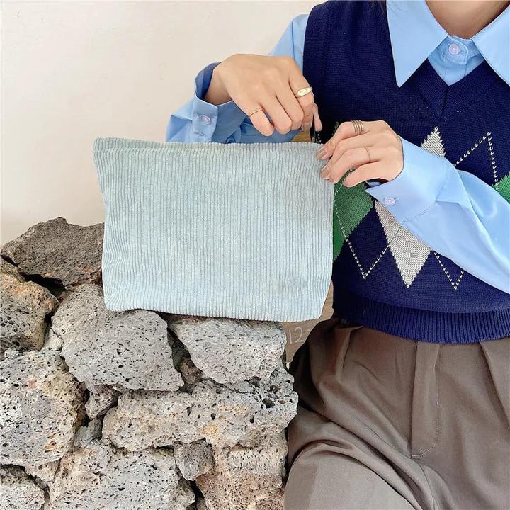 Actual product image Only-Bags.Store Cord Travel Cosmetic Bag Portable Make-up Storage Bag Purses Large Capacity