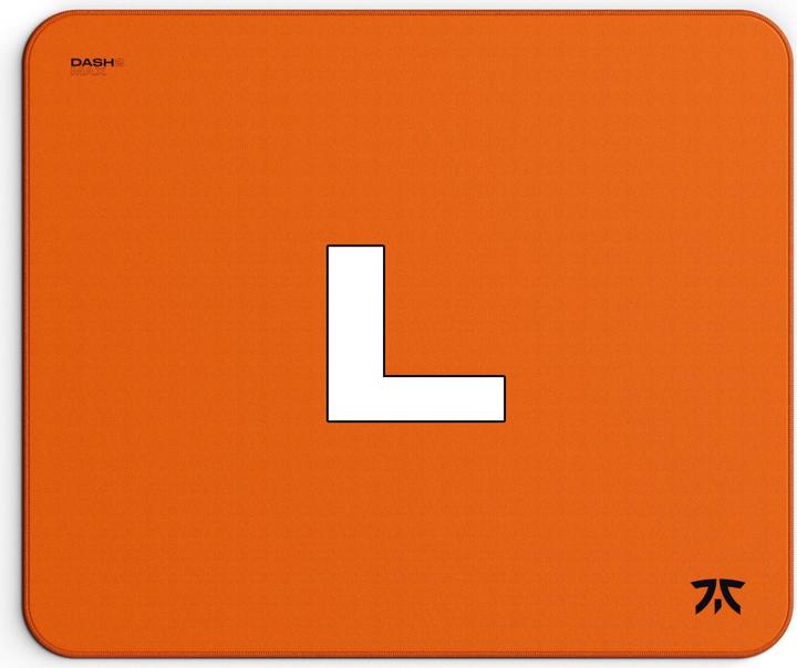 Actual product image Fnatic MAX Dash L Pro Gaming Mouse Mat, Sunset Orange Textured Cloth Speed Surface, Water Resistant (L)