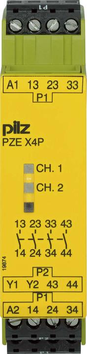 Actual product image Pilz Contact extension PZE X4P 24VDC 4n/o
