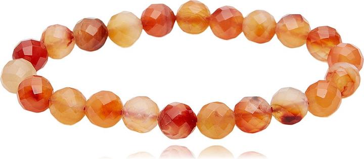 Actual product image Leyda Carnelian bracelet (18.50 cm, Coloured stone)