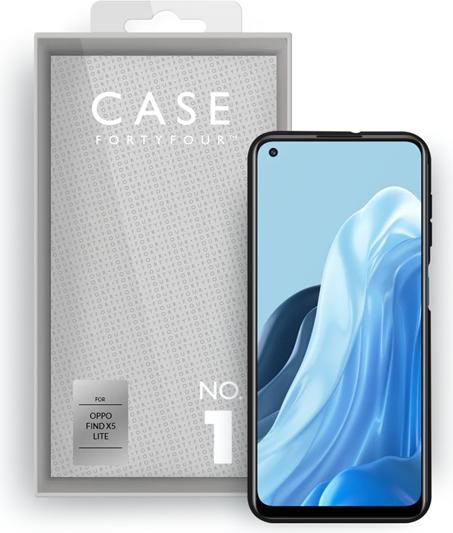 Actual product image Case FortyFour Soft cover No.1 black (Oppo Find X5 Lite)
