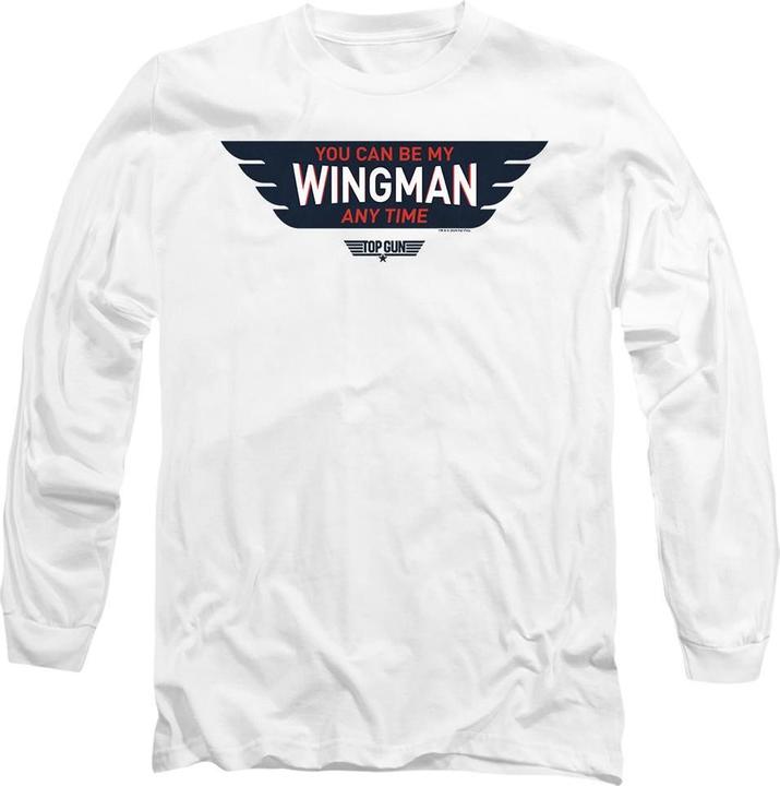 Actual product image Top Gun Unisex Adult Wingman Anytime T-Shirt (S)