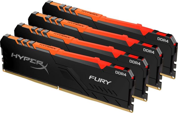Image du produit HyperX Fury RGB (4 x 8GB, 3200 MHz, RAM DDR4, DIMM)