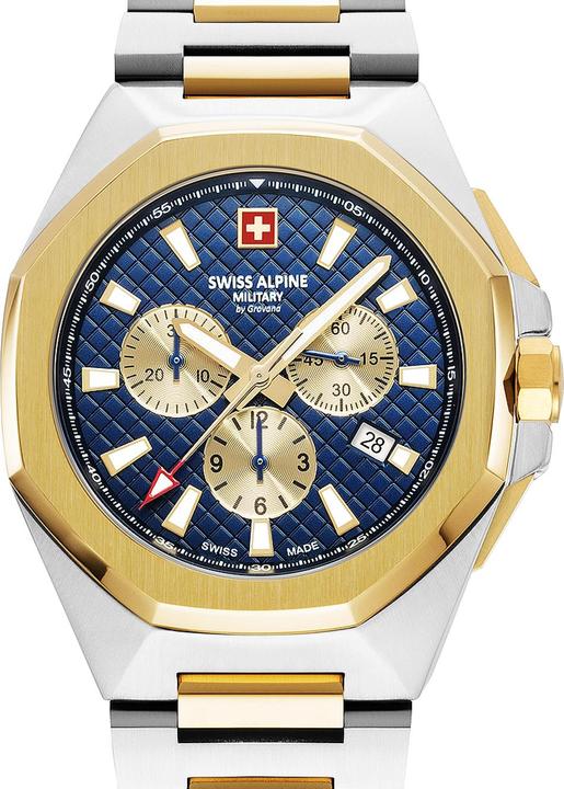 Produktbild Swiss Alpine Military 7005.9145 Typhoon Herren Chronograph 42mm 10ATM (Chronograph, 42 mm)