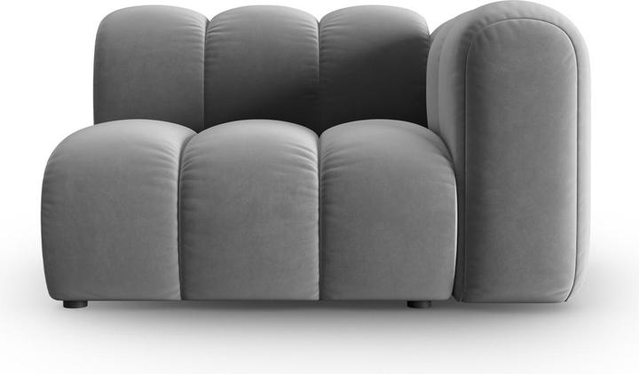 Actual product image Micadoni Velvet Modul Right, "Lupine", 1 Seat, 115x95x70Made in Europe (2 person sofa, 3-seater, 4-seater)