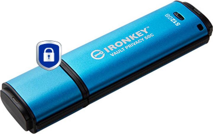 Produktbild Kingston Stick IronKey VP50C 512GB USB-C secure (512 GB, USB 3.2)