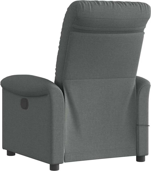 Actual product image VidaXL Massage chair electric dark grey fabric
