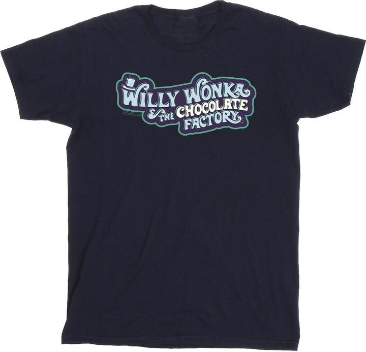 Immagine prodotto Willy Wonka & the Chocolate Factory Chocolate Factory Logo Maglietta Ragazzi (116)
