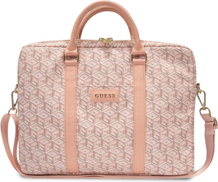 Actual product image Guess PU G Cube Computer Bag 15|16" Pink (16")