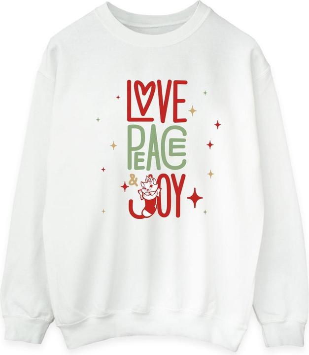 Produktbild Disney The Aristocats Marie Love Peace Joy Sweatshirt (XL)