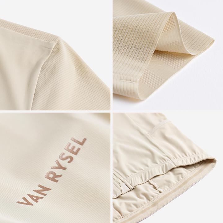 Actual product image Van rysel Radtrikot kurzarm Sommer Rennrad EDR Ultra beige (S)