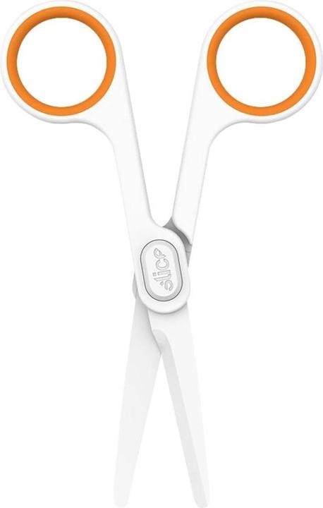 Immagine prodotto Slice 10544 Forbici universali per mancini e destrorsi 141 mm Bianco, arancione (14.10 cm)