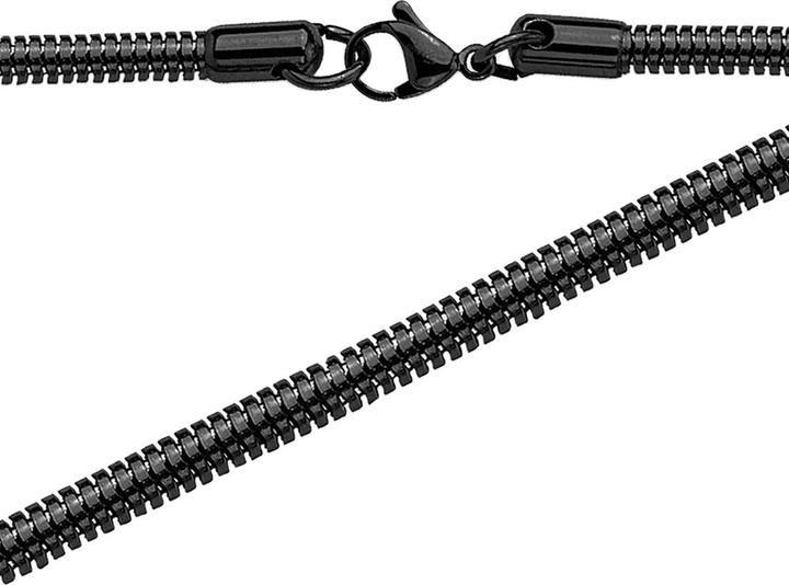 Image du produit Star Piercing Chaîne ronde noire (Acier chirurgical 316L, sans laiton)