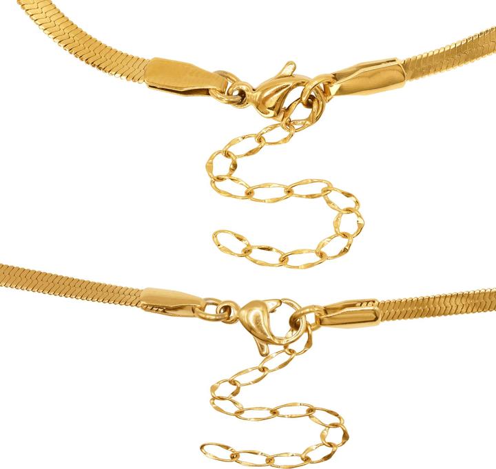 Actual product image Heideman Luxor set gold-coloured (100% stainless steel)