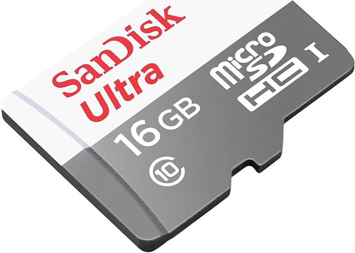 Immagine prodotto SanDisk Ultra microSDHC 16GB 80MB/s Cl. 10 (16 GB, microSDHC, U1, UHS-I)