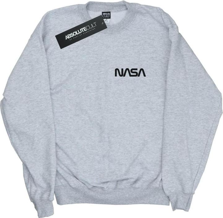 Nasa Modern Logo Chest Sweatshirt