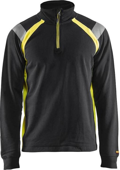 Blakläder sweatshirt mit trucker-kragen detais bakader (L)