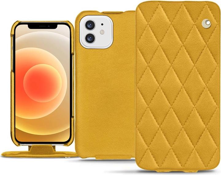 Actual product image Noreve Leather cover vertical (Apple iPhone 12)