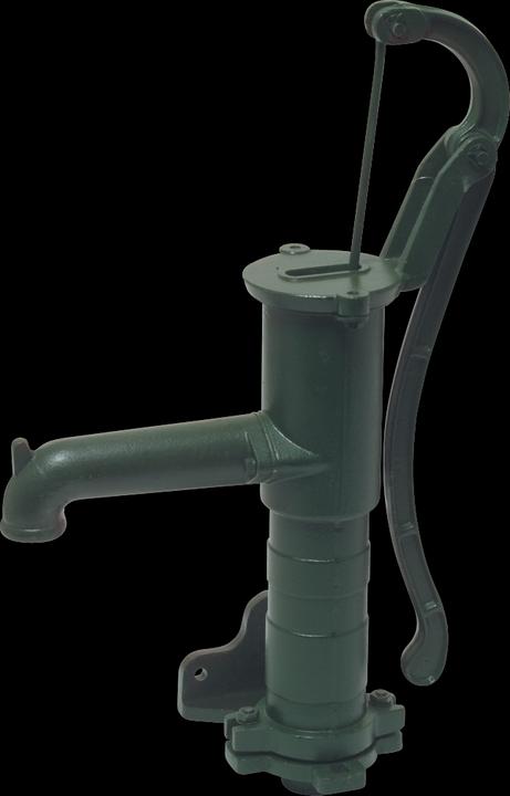 Image du produit Bevo Handschwengelpumpe Gusseisen 1 1/4" Innengewinde Grün Typ Standard Seitenflansch