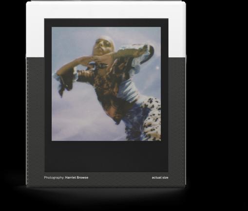 Actual product image Polaroid Color Film Go Black Frame Edition Double Pack (Polaroid Go)