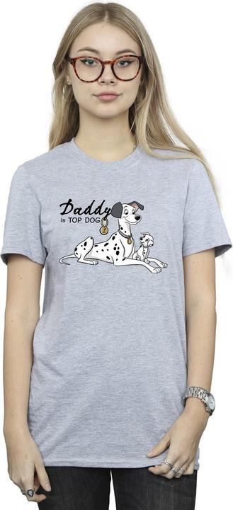 Actual product image Disney Womens/Ladies 101 Dalmatians Top Dog Cotton Boyfriend T-Shirt (5XL)