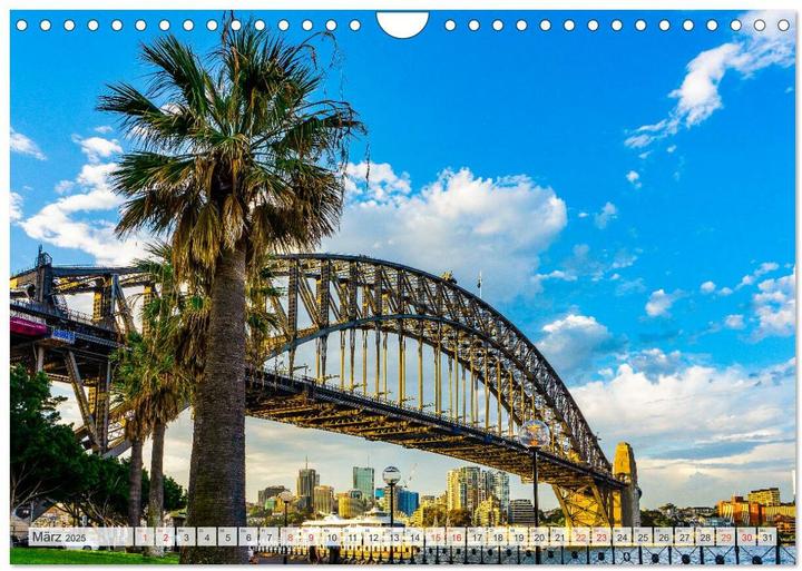 Image du produit Australien Metropolen (Wandkalender 2025 DIN A4 quer), Monatskalender (A4, Allemand)