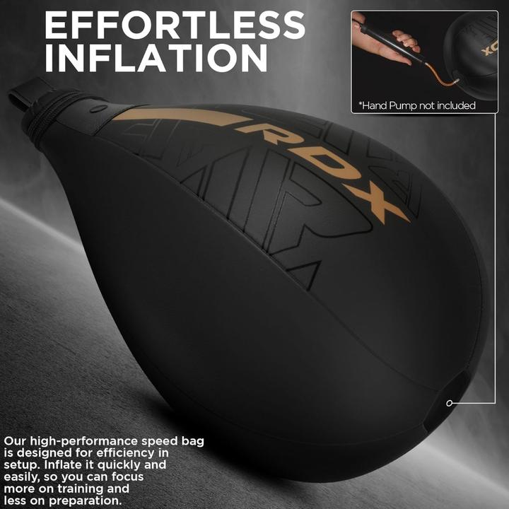 Immagine prodotto Rdx 2Pc Speed Ball F6 Matte Golden + Swivel (0.34 kg)