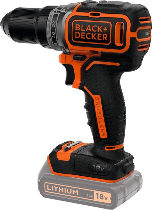 Produktbild Black & Decker AkkuBohrschrauber BL186NXJ, 18.0V (Akkubetrieb)