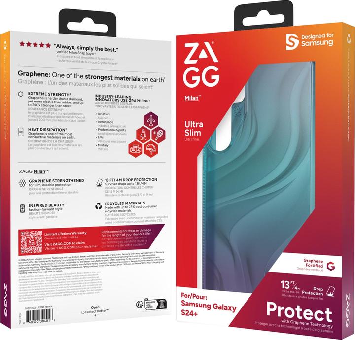 Actual product image Zagg Milan Galaxy S24+ Deep Aurora (Samsung Galaxy S24+)