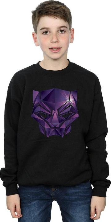 Image du produit - Sweat AVENGERS INFINITY WAR BLACK PANTHER GEOMETRIC - Garçon (140, 146)