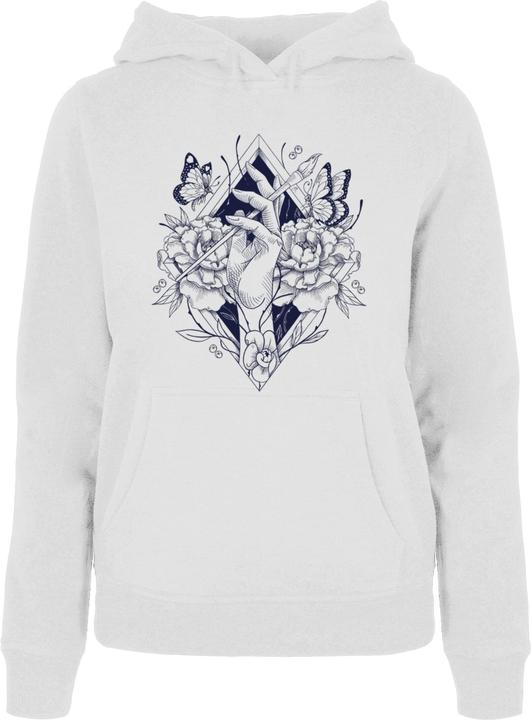 Produktbild Merchcode Ladies Frida Kahlo Hand Hoody - 112097 (S)