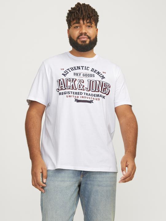 Produktbild Jack & Jones Jjelogo Tee Ss O-Neck 2 Col Aw24 S Pls (XXL)