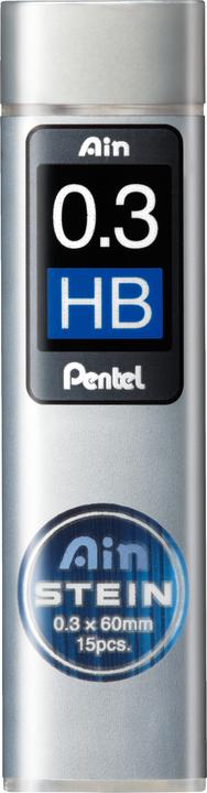 Image du produit Pentel Ain Stone (Mine de gel, Gris, 0.30 mm)